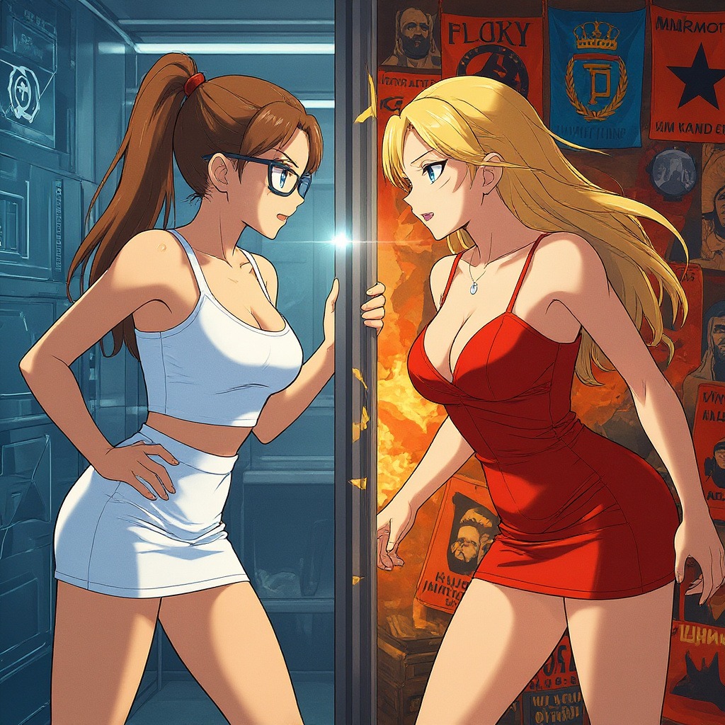 wissenschaft vs ideologie zwei frauen konflikt vollbild anime1