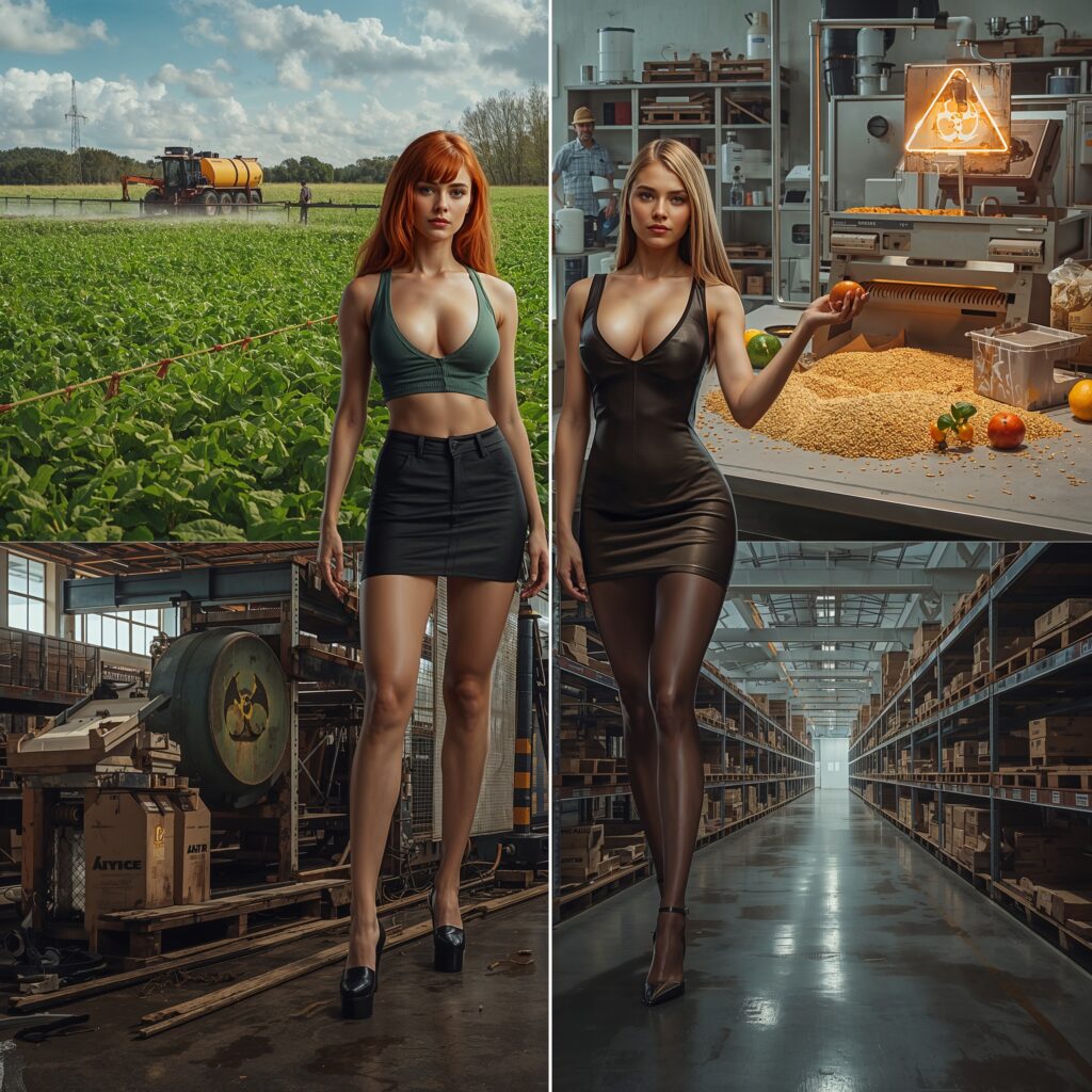 Symbolbild für toxisch belastete Lebensmittel und den kollabierenden Zustand der Landwirtschaft in Deutschland.